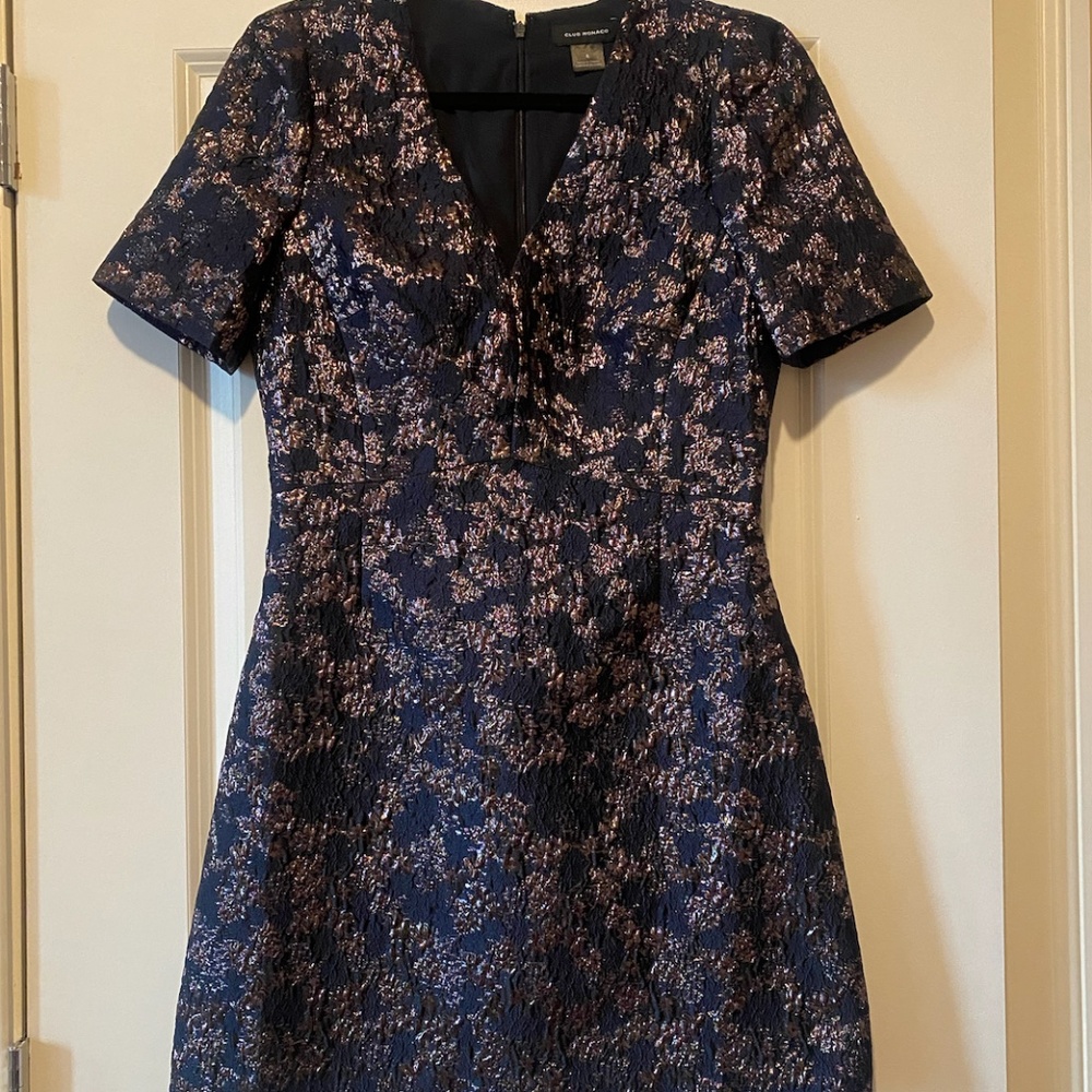NWT club monaco jacquard dress
